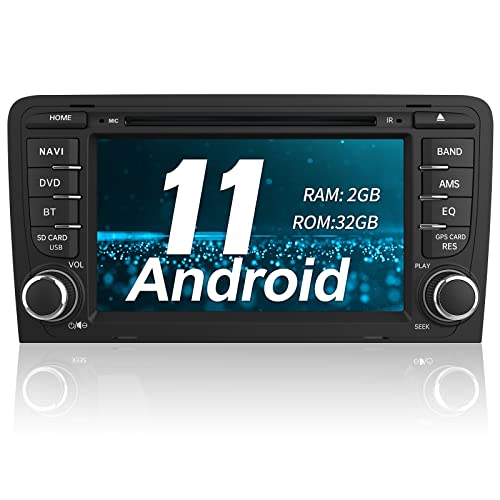 Autorrádio AWESAFE Android 11.0 (2GB+32GB) Radio Coche 7 Pulgadas com Ecrã Táctil 2 DIN para Audi A3/S3/RS3 AWESAFE - Áudio - android, 2gb, 32GB, ecrã tátil, 2 din