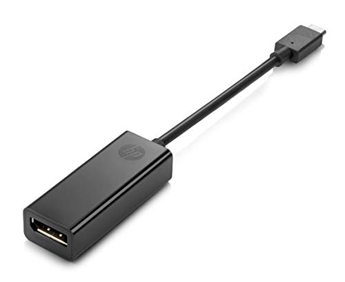 Adaptador de Cabo de Vídeo HP U3C2DP 0.15m USB C DisplayPort Preto Hewlett Packard Enterprise - Cabos - usb-c, displayport, 0.15m, preto