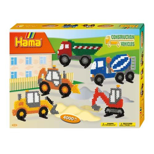 Kit de Artesanato Infantil HAMA 3143 (4000 peças) Hama - Brinquedos de conjunto de construção - 4000 peças, beads midi, suportes, instruções