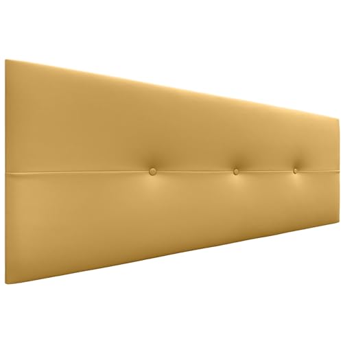 Cabeça para Cama DHOME Aqualine Pro (Mostarda - Poliéster) DHOME - Cabeceiras e peseiras - mostarda, poliestireno, cabeceira, 90x40x50cm