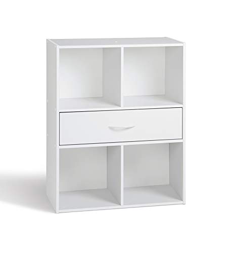 Móvel de Cozinha com Gaveta ALSPAN 94483 (Branco - MDF) CALICOSY - Estantes e prateleiras de pé - gaveta, MDF, branco