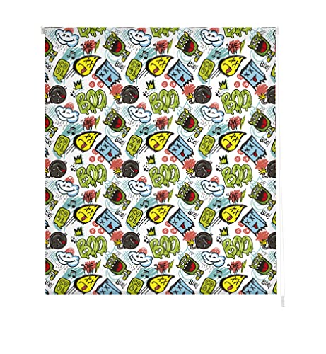 Estor Enrolável ESTORALIS Moderno Transparente (87x175cm) Zebra Textil - Persianas e cortinas - estor enrolável, transparente, 87x175cm, modernidade