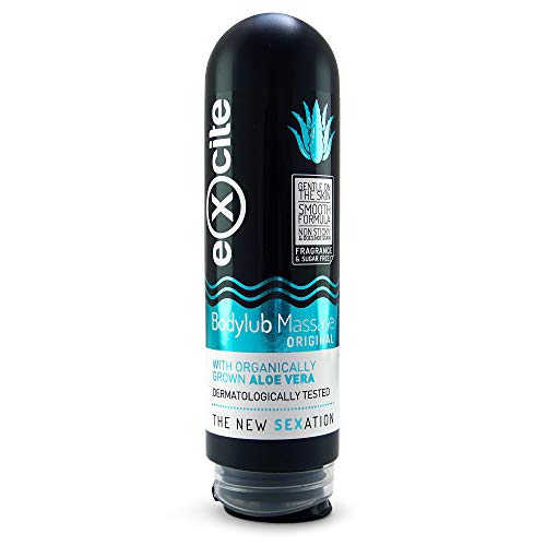 Lubrificante Excite Gel Massagem Intima com Aloé Vera 200 Ml EXCITE MAN OR WOMAN - Cuidados pessoais - massagem intima, aloe vera, 200 ml