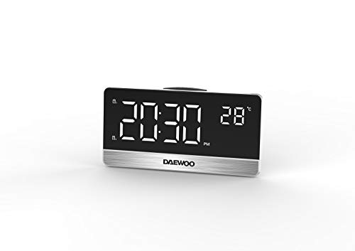 Rádio Despertador DAEWOO DCR-570 (Preto - Digital - Alarme Duplo) Daewoo - Áudio - rádio despertador, daeewoo, dcr-570, preto, digital, alarme duplo