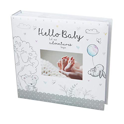 Álbum de Fotografias BABY FIRST (Branco) Widdle Gifts - Álbuns de fotos - álbum, fotografias, bebés, formato elegante