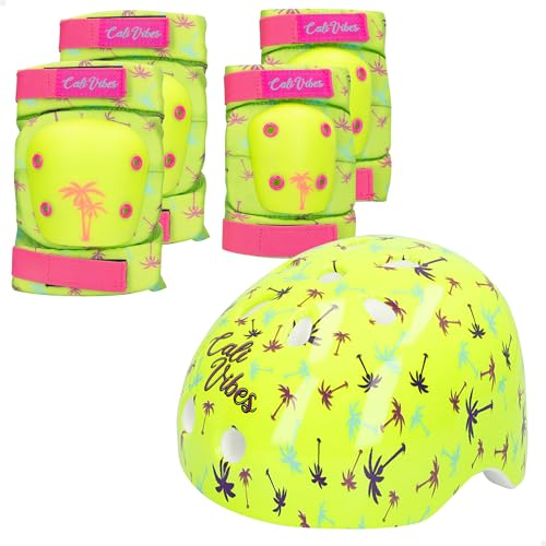 Conjunto de Proteções Unisexo COLORBABY Riders Amarelo (Tamanho Único) COLORBABY - Proteções para skate - conjunto, proteções, unisexo, colorbaby, riders, amarelo