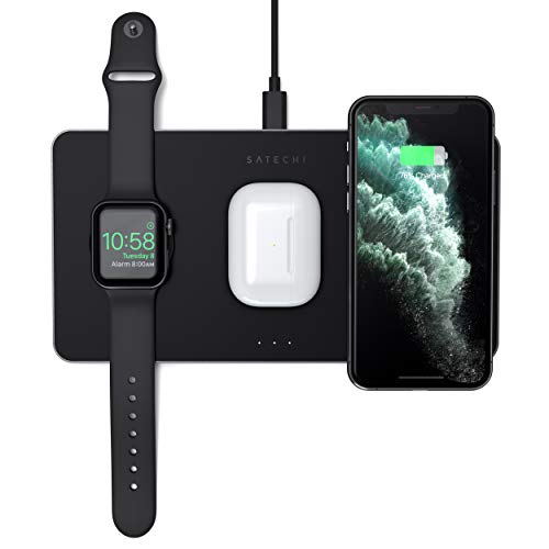 Carregador Wireless SATECHI ST-WBCH-PL Preto SATECHI - Peças de reposição para telemóveis - wireless, preto