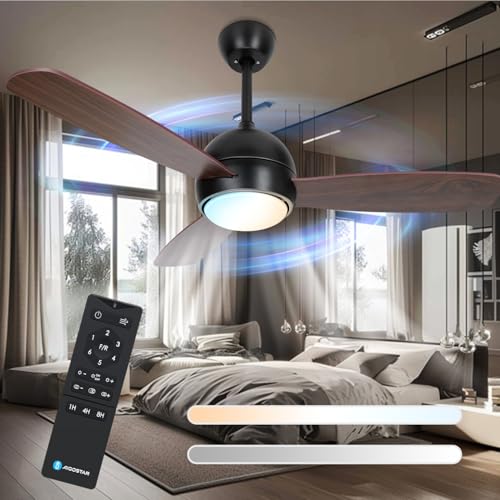 Ventoinha de Teto AIGOSTAR LED 30W (30 W - Diâmetro: 106.6 cm) Aigostar - Ventiladores - 30 W, 3 aspas LED, ajustável em altura, controlo remoto
