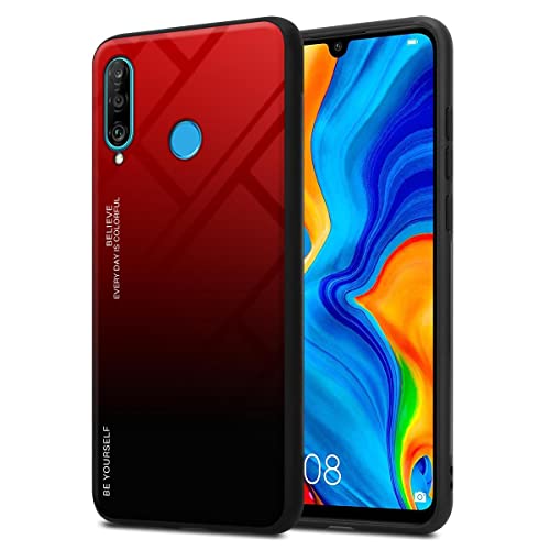 Capa para Huawei P30 Lite CADORABO Vermelho CADORABO - Capas para telemóveis - huawei p30 lite, vermelho