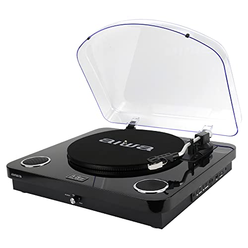 Gira-Discos Automático AIWA GBTUR-120BKMKII Aiwa - Gira-discos e leitores de vinil - automático, aiwa, gbtur-120bkmkii