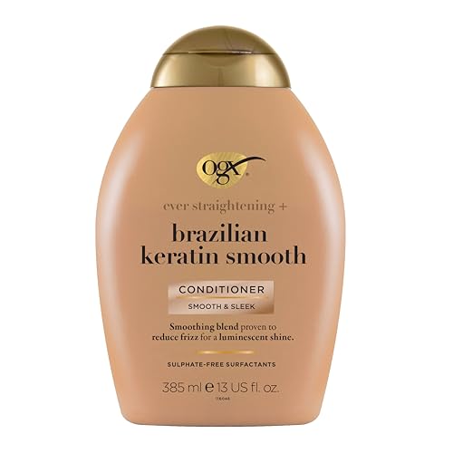 Condicionador OGX Brazilian Keratin Smooth (385ml) OGX - Shampoo & condicionador - keratina, suave, 385ml, unisex