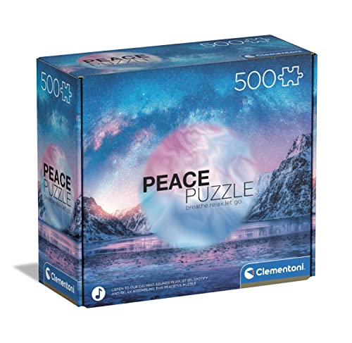 Puzzle CLEMENTONI Peace Collection 35116 (Idade Mínima: 12 Anos - 500 Peças) CLEMENTONI - Quebra-cabeças - 500 peças, madeira, 49x36 cm, 12 anos