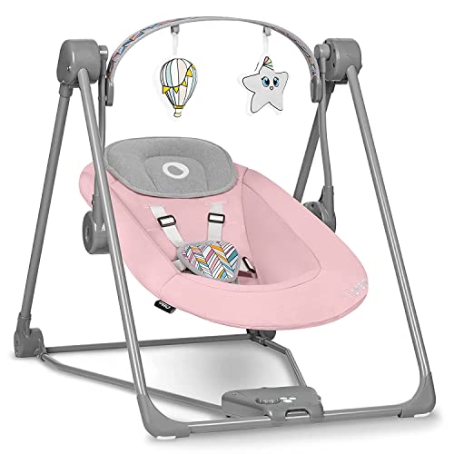 Baloiço para Bebé LIONELO Otto Cozy Cinzento LIONELO - Móveis para bebês e crianças pequenas - baloiço, bebé, cozy, cinzento