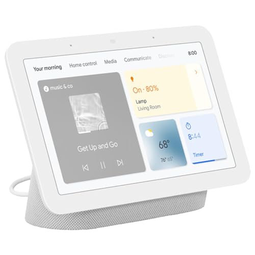 Google Nest Hub (2nd Gen) - Smart Speaker with Google Assistant Google - Auto-falantes veiculares - google nest hub, 2nd gen, smart speaker, Google Assistant, wi-fi, bluetooth, 16mp camera, touchscreen display, built-in microphone, usb-c, hdmi port