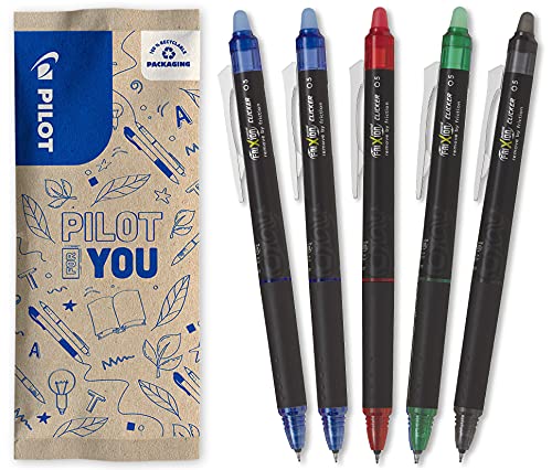 Canetas PILOT Frixion Point Clicker (Multicor - Ponta Média) Pilot - Canetas - multicor, ponta média, recarregável, tinta removível