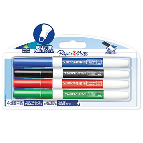 Marcador PAPERMATE (Multicor - Ponta Fina) Newell Brands - Marcadores e marcadores de texto - multicor, ponta fina, borracha removível, tinta à base de água