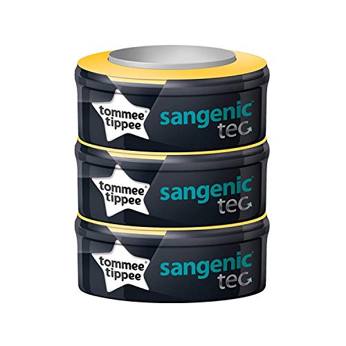Recarga para Limpa-vidros SANGENIC 0000-0011 Tommee Tippee - Sacolas de lixo - recarga, lavável, branco