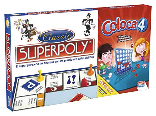 Jogo de Tabuleiro FALOMIR Superpoly + Coloca 4 (Idade Mínima Recomendada: 6 anos) Falomir - Jogos - tabuleiro, superpoly, coloca 4, idade mínima 6