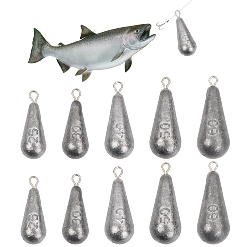 Conjunto de 14 Pcs Kit de Pesas de Pesca COZLLY Cozlly - Chumbadas de pesca - pesos, metal, alta qualidade, 14 peças