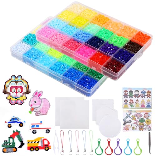 Conjunto de Contas para Engomar (Idade Mínima Recomendada: 3 anos) Zawaer - Missangas - contas, engomar, idade mínima recomendada