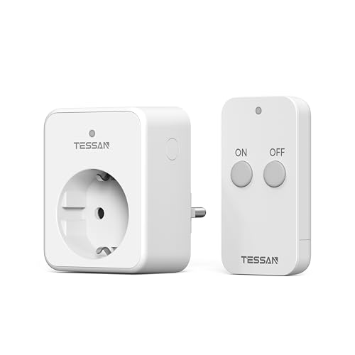 Tessan 30.5M com Comando Remoto com Interruptor Branco Zhuhai Tessan Power Technology Co., Ltd. - Controlos de tomadas de parede e sensores - comando remoto, interruptor branco