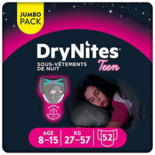 Fraldas Huggies Drynites 52 Unidades (Tam: Tamanho Único) HUGGIES - Banho e corpo - poliéster, capa absorvente, macio, fáceis de usar
