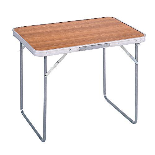 Mesa de Campismo LOLAHOME Castanho (60 x 50 x 70 cm) LOLA HOME - Mesas dobráveis - castanho, 60x50x70cm