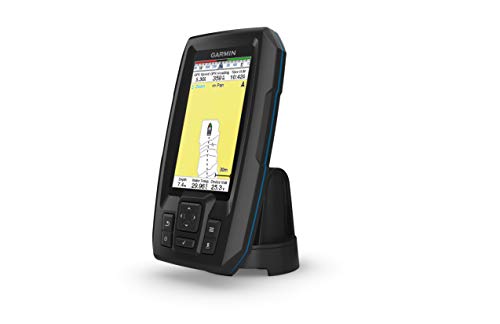 Garmin Sonar Striker Plus 4 (Gadgets) Garmin - Localizadores de peixes - gadgets, preto azul, aa batteries, com fios