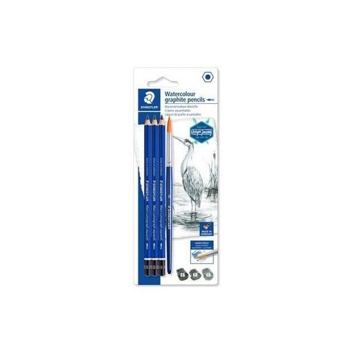 Lápis de Carvão STAEDTLER Mars Lumograph 100A Azul Staedtler - Lápis - desenho, preto, intenso, resistente