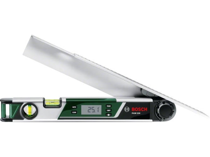 Medidor de Ângulo BOSCH PAM 220 (Até -5 °C) Bosch - Ferramentas de medição e sensores - ±0,2°, lcd, viso incorporado, retroiluminação