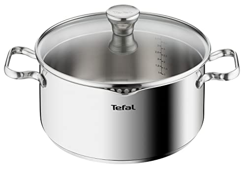 Panelas Tefal Duetto | Aço inoxidável (Acessórios de cozinha) Tefal - Panelas de molho - panela, tefal duetto, aço inoxidável, 3L, acessórios de cozinha