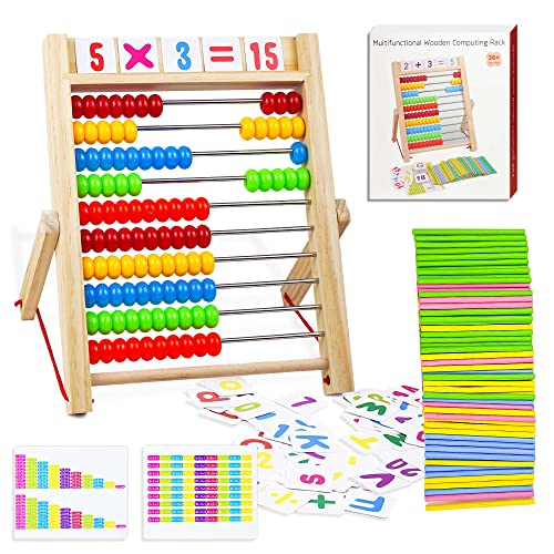 Jogo Didático JBM TOYS Abacó (Idade Mínima: 3) GUANGZHOUWEIJIAMAOYIYOUXIANGONGSI - Jogos - ábaco, madeira, geométricas, coordenação