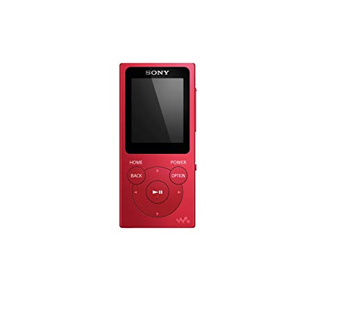 Leitor Mp3/mp4 SONY NWE394LR.CEW Vermelho Sony - Reprodutores de mp3 - 8 gb, microsd, vermelho, plug & play