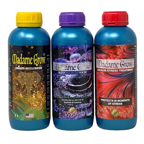 Conjunto de 3 Recargas Kamala Tri Pack 1L VEGETAL BIOPLANT S.L. - Adubos - conjunto, 3 recargas, kamala tri pack, 1L, plantas, fertilizantes