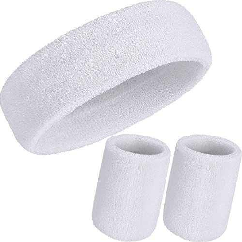 Conjunto de 3 Bandas WILLBOND Branco (Tamanho Único) WILLBOND - Pulseiras de pulso - diadema, pulseras, algodão, confortável