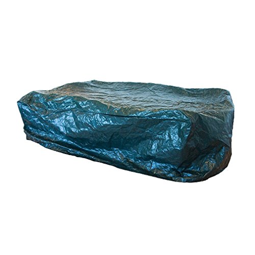 Capa para Mesa Redonda Impermeável em Poliéster Verde de 100 G/M² Silverline - Capas para móveis de exterior - impermeável, poliéster, verde, 100 g/m²