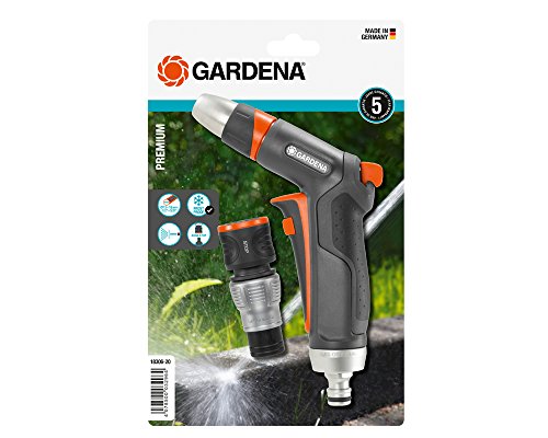Conjunto de Bicos para Pistola de Água GARDENA 18306-20 Gardena - Bicos de pulverização de mangueira de jardim - branco, plástico, pistola de água