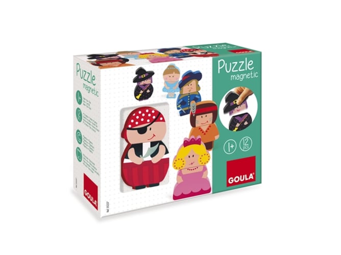 Puzzle 2D JUMBO Goula (Idade Mínima: 4 Anos) Goula - Quebra-cabeças de madeira e com pinos - puzzle, madeira, 2d, contos infantis, 4 anos