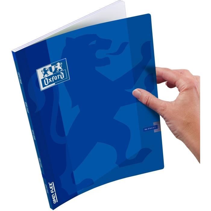 Caderno OXFORD Flex (Azul - A4 - Quadriculado) Oxford - Cadernos e bloco de notas - flexível, quadriculado, a4, 180 graus