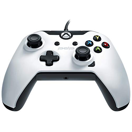 Comando com fios PDP 048-082-NA-WH01 (Xbox One - Preto) PDP - Controladores de jogo - xbox one, preto, com fios, gamepad