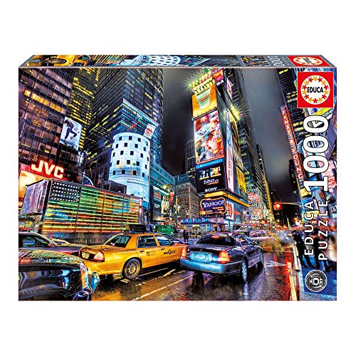 Puzzle 2D EDUCA BORRAS New York City (1000 peças) EDUCA - Quebra-cabeças de encaixar - cartão, 1000 peças, recortes precisos, vistosas