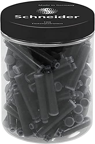 Tinteiro SCHNEIDER 6801 Preto (100 Unidades) Schneider - Tinta e recargas de caneta - preto, lavável, 100 unidades