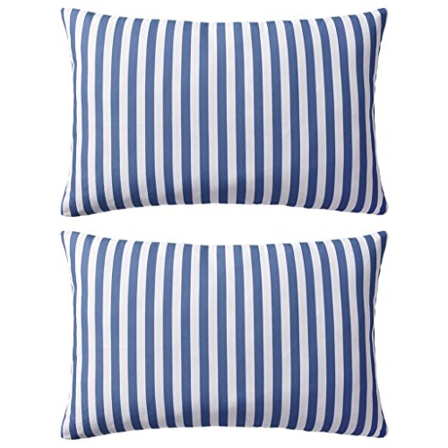 Conjunto de 2 Almofadas de Jardim vidaXL - 60x40cm vidaXL - Almofadas - almofadas, jardim, 60x40cm