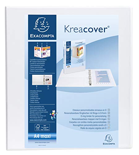 Argolas para Capas de Encadernação OFFICE DEPT Personalizável EXACOMPTA - Pastas Organizadoras - personalizável, encadernação