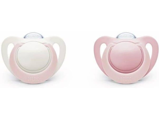 NUK Conjunto de chupetas para bebés genius NUK - Cuidados com a higiene oral - ergonômico, flexível, zona suave, ponta lisa