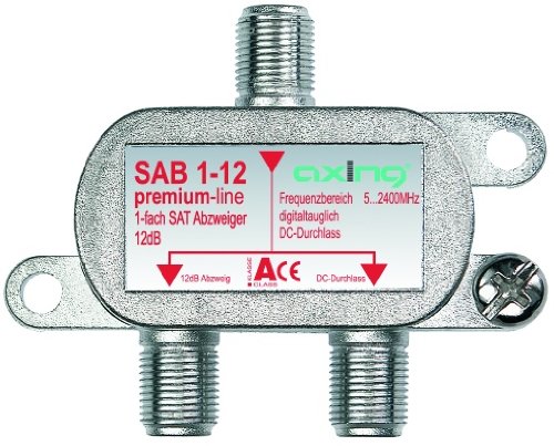 Amplificador de sinal AXING SAB 1-12 (12 dB) Axing - Divisores e comutadores de áudio e vídeo - hdfi, amplificador, 12 db