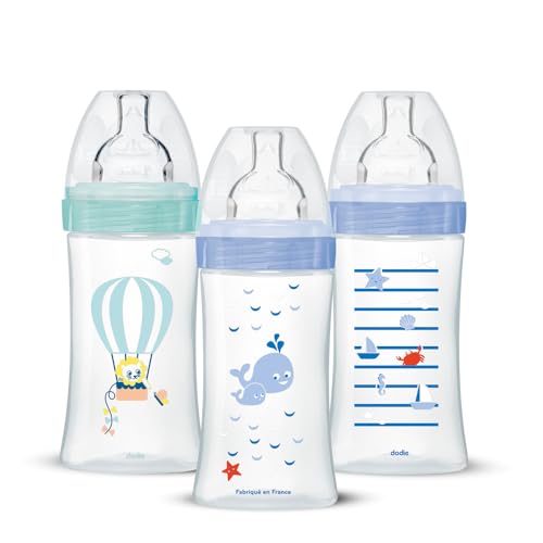 Conjunto de biberões SENSATION+ Anti-cólico (3 un) DODIE - Biberões - anti-cólico, circulação regular, regurgitação reduzida, cérebro duplo