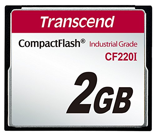 Cartão de Memória TRANSCEND CF220I Industrial Temp Transcend - Cartões de memória flash - 2 GB, CompactFlash, 40 MB/s, 42 MB/s
