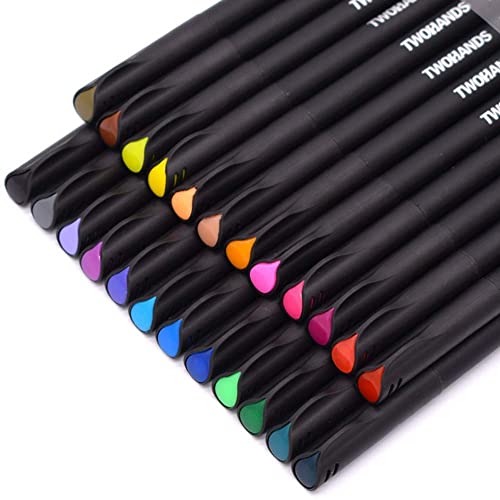 Marcador Fino TOWHANDBS 902171 (Multicor - 24 Unidades) TWOHANDS - Canetas - multicor, 24 unidades, tinta à base de água