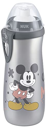 Garrafa para Bebida NUK 01.0014.00 | Cinzento MAPA - Canecas - 450 ml, válvula removível, transparente, fácil de abrir